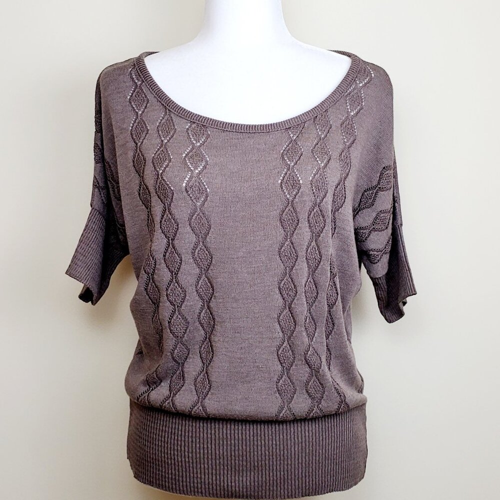 Mossimo Supply Target NWOT Dolman Knit Sweater Women's Small Brown Y2K
